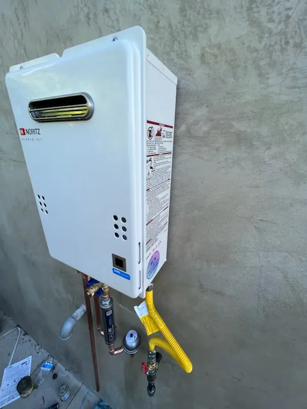 Tankless water heater installation for Ivygreene Run homes